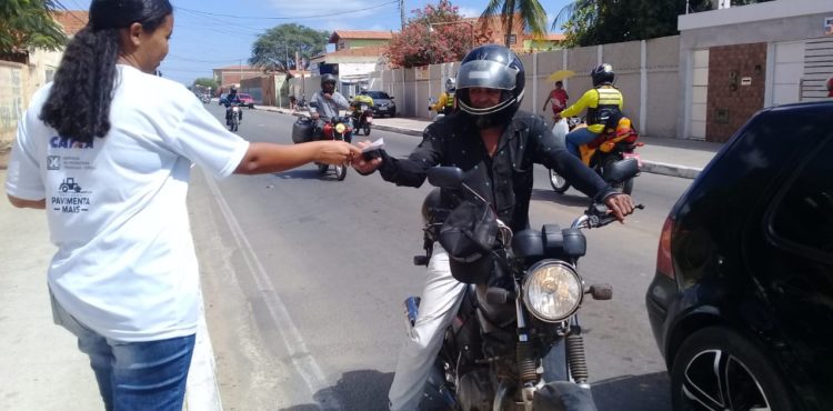 Prefeitura de Juazeiro leva campanha educativa aos condutores da Poligonal Urbana