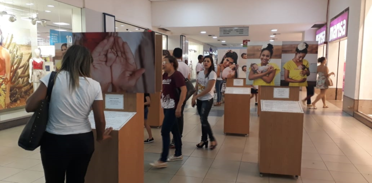 Exposição de fotos de bebês prematuros do HDM/IMIP já está em cartaz no River Shopping