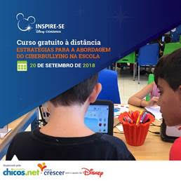 Instituto Crescer, Chicos.net e Disney promovem curso sobre CYBERBULLYING gratuito e a distância