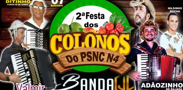 Festa dos Colonos do N4, reunirá agricultores e arrecadará alimentos para instituições de Petrolina