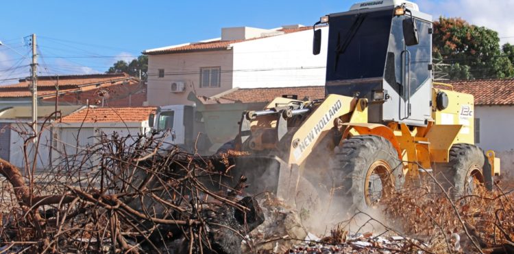 Prefeitura de Petrolina notifica proprietários de terrenos baldios no bairro Gercino Coelho