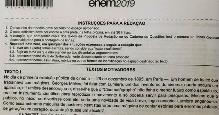 PF investiga pernambucano por vazamento de tema da redação do Enem