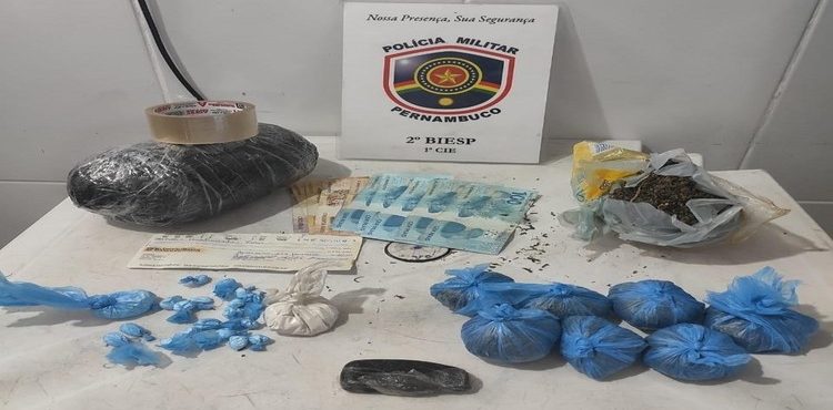 Polícia de Petrolina apreende quase 1 kg de droga durante ronda no bairro São Gonçalo