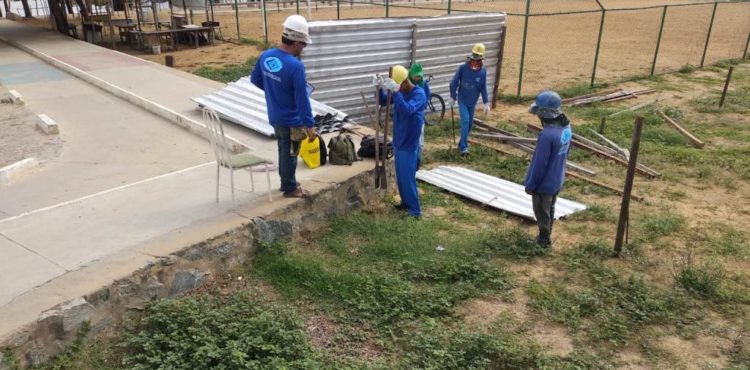 Parque Fluvial de Juazeiro começa a receber serviços para construção de quiosques padronizados