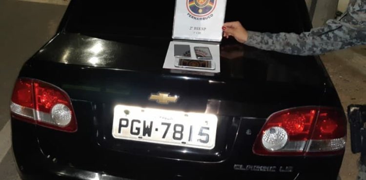 Em perseguição até Juazeiro, BIEsp de Petrolina prende ladrões por roubo de veículo de aplicativo
