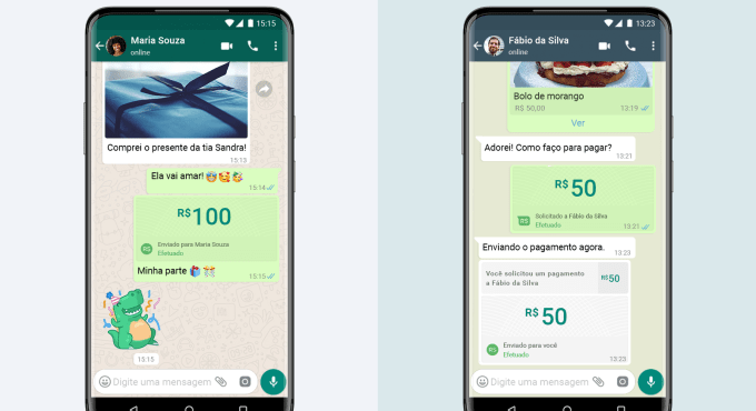 WhatsApp libera pagamentos entre amigos e empresas