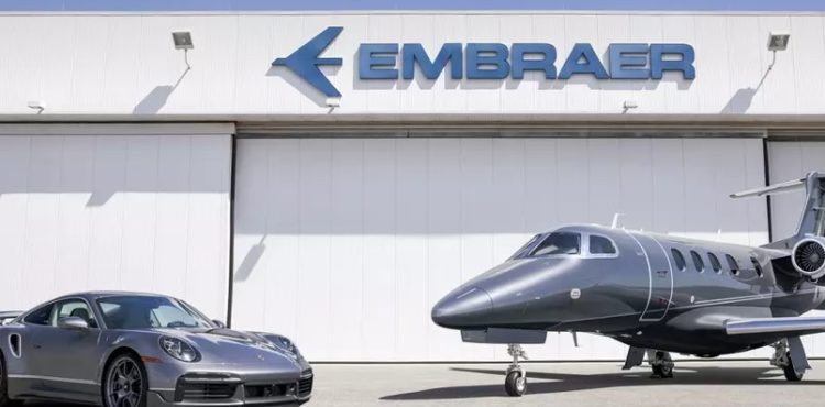 Embraer entrega primeiro jato de edição criada em parceria com a Porsche