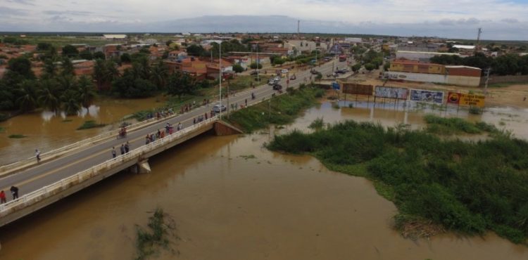 Lagoa Grande registrou mais de 90 mm de chuva neste final de semana