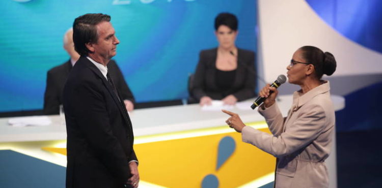 Debate dos presidenciáveis na Rede TV: Pancadas no PT e protagonismo de Marina