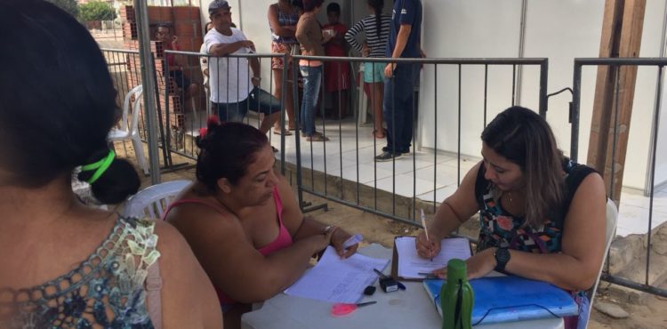 Plantão Social atende moradores do residencial São Francisco através do Cuidar da Gente