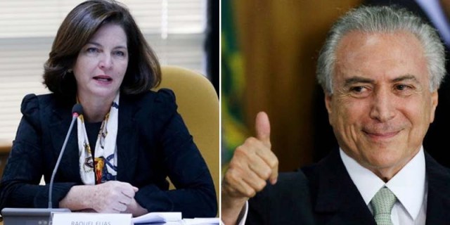 Raquel Dodge diz ao STF ter encontrado indícios de que Temer praticou corrupção passiva