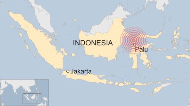 Terremoto e tsunami deixaram 384 mortos na Indonésia