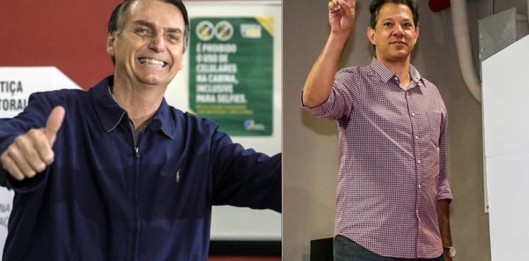 Bolsonaro vence em 16 estados e no DF; Haddad ganha em nove estados