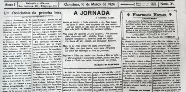 Bisavô de Bolsonaro trabalhou em jornal que lutava contra o racismo em Campinas