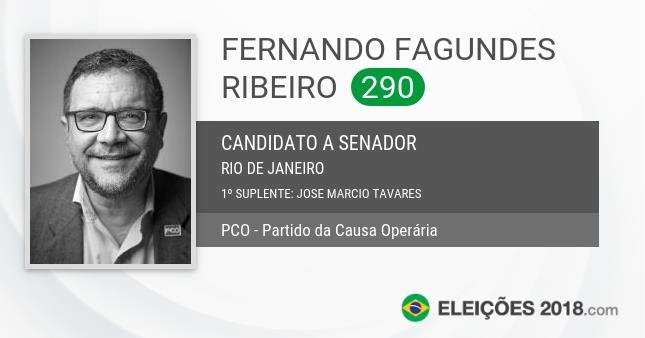 Morre no Rio candidato do PCO ao Senado