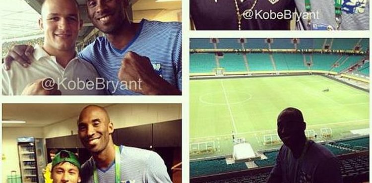 Fã do Brasil, Kobe esteve em Salvador e viu jogo na Fonte Nova