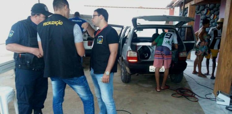 Em Juazeiro, fiscalização municipal apreende sons automotivos no final de semana