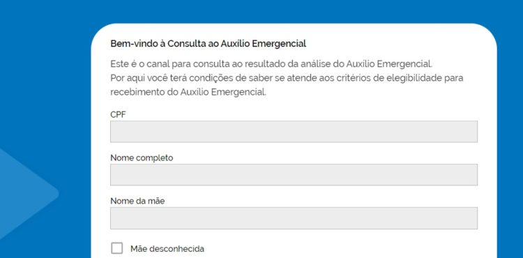 Governo lança novo portal de consulta da situação do auxílio emergencial