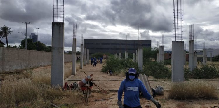 Terreno que irá abrigar hospital de campanha do Estado recebe mutirão de limpeza