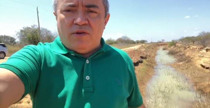 Vereador Paulo Valgueiro pede conclusão da obra do Canal do Sertão para trazer água para o sertanejo