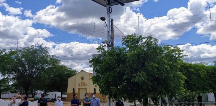 Sertânia será a primeira cidade de Pernambuco a usar energia solar nas câmeras de vigilância