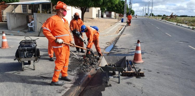 Prefeitura de Petrolina intensifica “Operação Tapa-buraco” nos residenciais