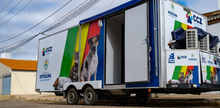 Animais de pequeno porte são castrados em primeiro dia de atividades do Castramóvel em Petrolina