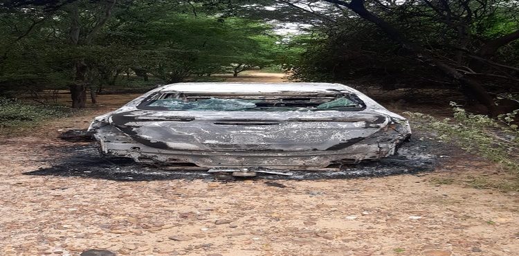 Corpo é encontrado em carro carbonizado no Quidezinho, em Juazeiro