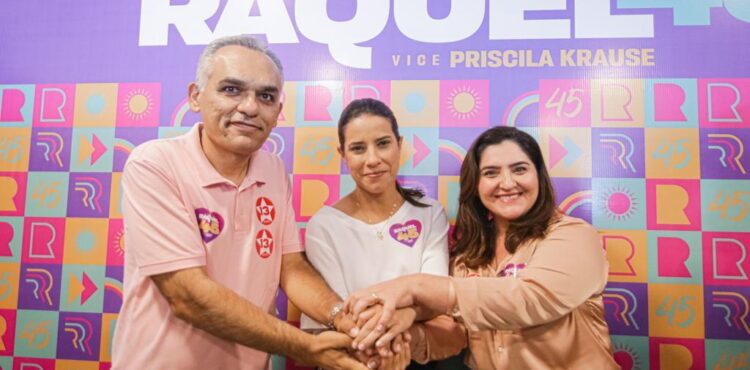 Em Petrolina, Raquel Lyra ganha o apoio de Odacy e Dulci Amorim