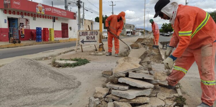 Canteiro central da Avenida dos Tropeiros em Petrolina será recuperado