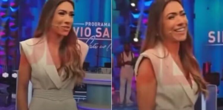 Patrícia Abravanel cai no choro em retorno a estúdio de TV após morte de Silvio Santos