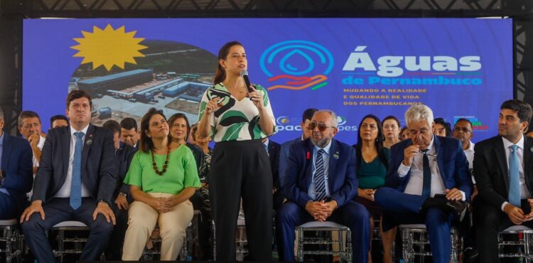 Águas de Pernambuco: governadora Raquel Lyra anuncia mais de R$ 6 bilhões em investimentos nas áreas de segurança hídrica e saneamento básico