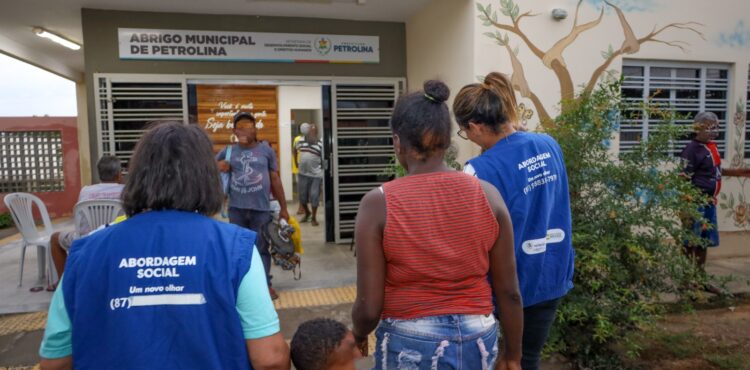 Petrolina dispõe de rede estruturada de acolhimento às pessoas em situação de rua