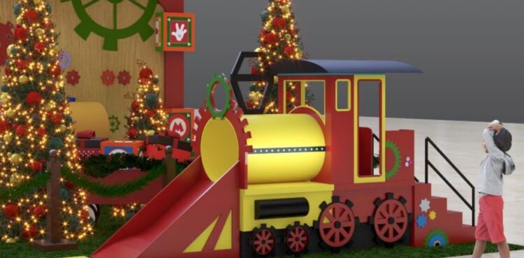 River Shopping inaugura decoração natalina exclusiva da Disney com chegada do Papai Noel