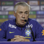 Carlo Ancelotti durante coletiva da seleção brasileira - Foto: @rafaelribeirorio / CBF